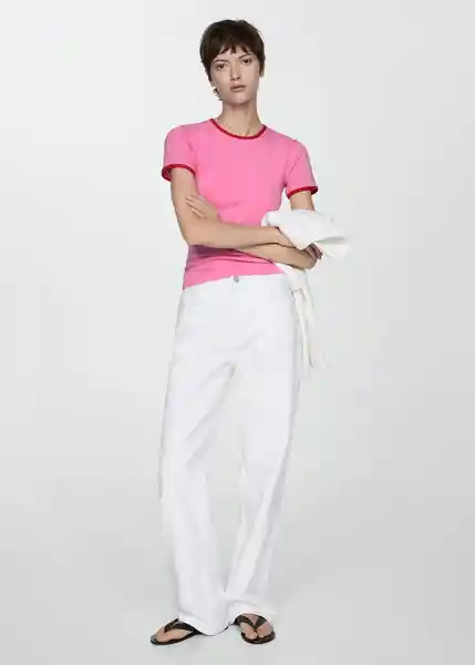 Camiseta Zanic Rosa Talla XS Mujer Mango