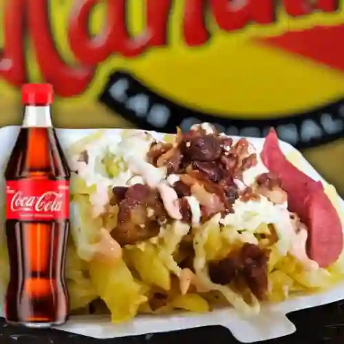 Combo Mini Queso Tocineta + Coca Cola Original 400 ml