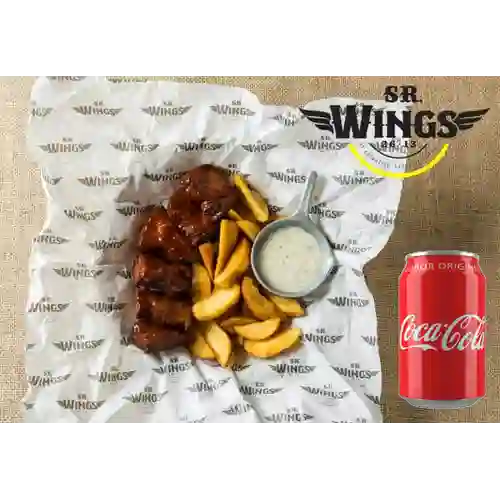 Combo Costillitas Ahumadas +Cocacola Orig 330 ml