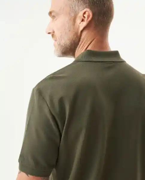 Camiseta Polo Classic Masculino Verde Pino Oscuro T M Chevignon