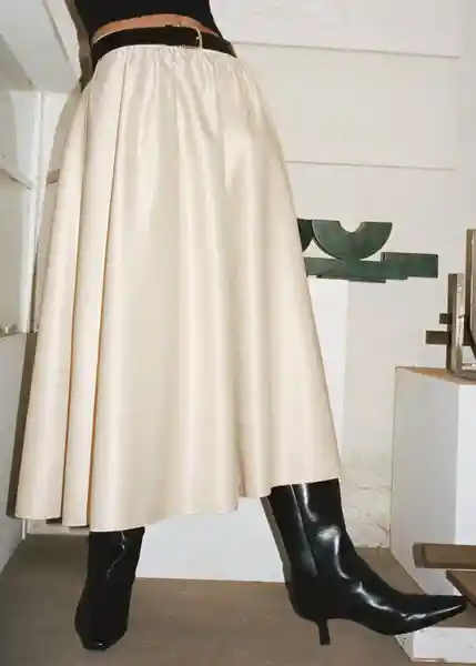 Botas Telma Negro Talla 37 Mujer Mango