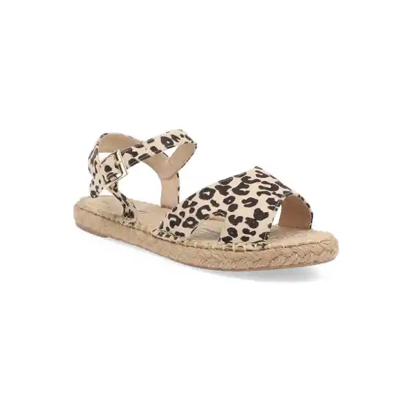 Sandalias Yute Bast Estampado Tigre Talla 36