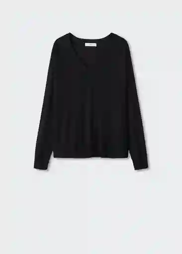 Saco Jersey Lucav Negro Talla S Mujer Mango