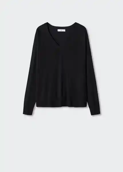 Saco Jersey Lucav Negro Talla S Mujer Mango