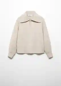 Buzo Jersey Marisas Piedra Talla S Mujer Mango