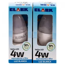 Clark Set Bombillo Led E14 4W Luz Blanca 30000H 1213-1