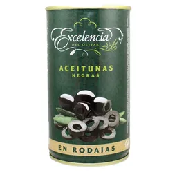 Excelencia Del Olivar Aceituna Negras en Rodajas