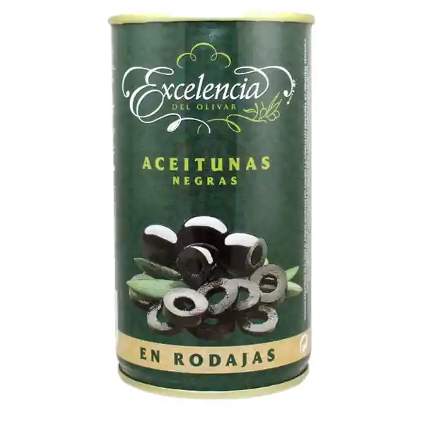 Excelencia Del Olivar Aceituna Negras en Rodajas