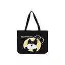 Bolso de Compras Negro Serie Miniso