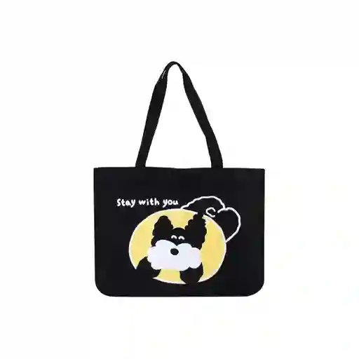 Bolso de Compras Negro Serie Miniso