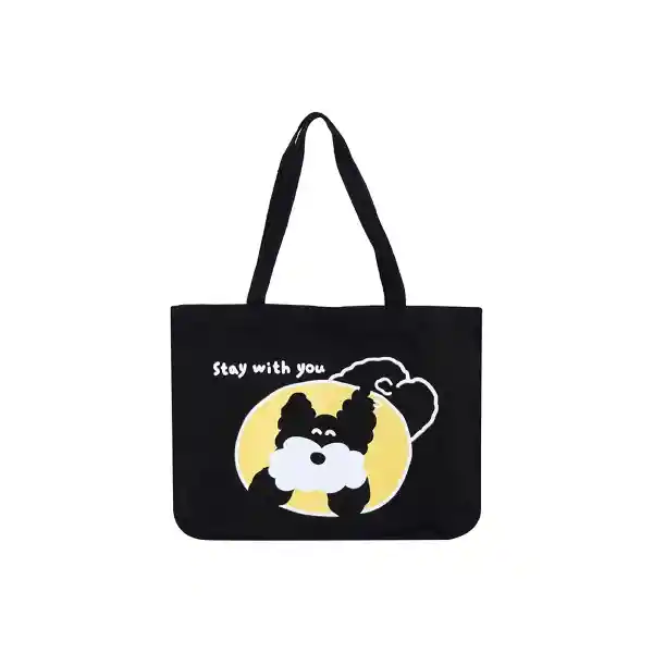 Bolso de Compras Negro Serie Miniso