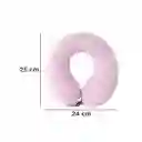 Almohada de Viaje Ajustable Para el Cuello Rosa Miniso