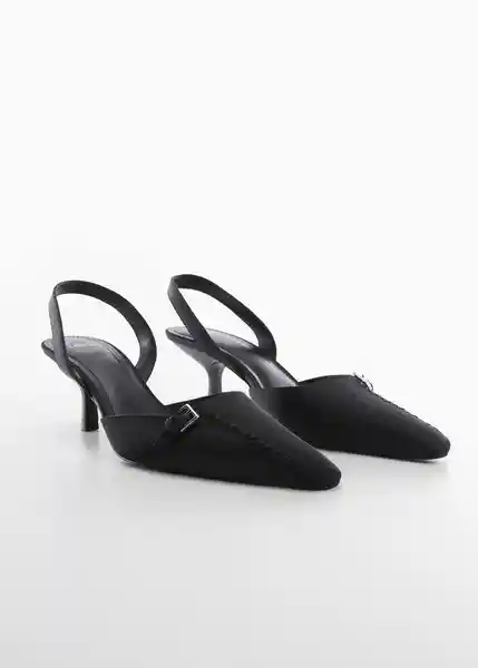 Zapatos Vint Negro Talla 39 Mujer Mango