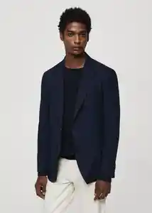 Blazer Americana Aneto Navy Talla 52 Hombre Mango