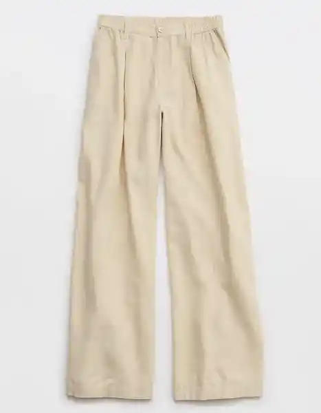 Pantalón Aerie Beige Talla Sm Reg American Eagle 04938175