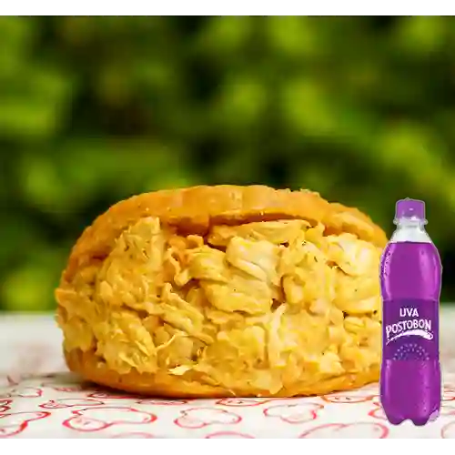 Combo Arepiz Pollo + Postobon Uva 400 ml