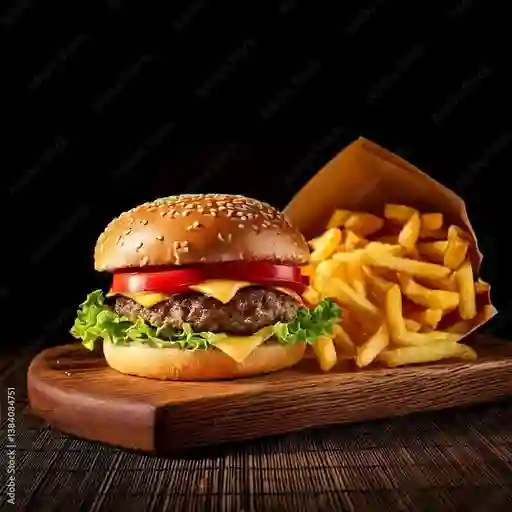Hamburguesa Sencilla