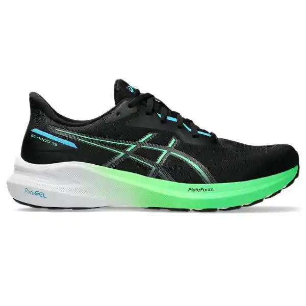 Asics Zapatos Gt-1000 13 Hombre Negro 9.5 1011B858-001