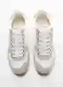 Zapatillas Deportivas Luci1 Blanco Talla 36 Mujer Mango