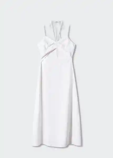 Vestido Sanse-L Off White Talla S Mujer Mango