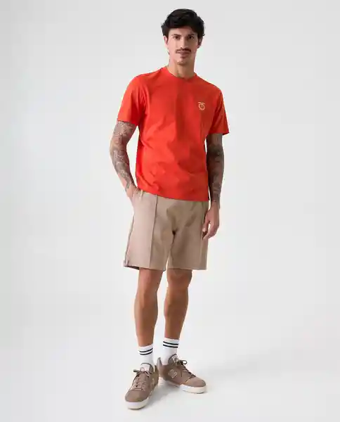 Camiseta Hombre Rojo Talla XS 842G004_ROJ181564 Americanino