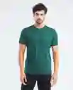 Duotone Duck T-shirt Verde Sicomoro Ultraoscuro Talla S Hombre Chevignon