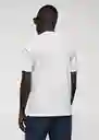 Camiseta Bellow Blanco Talla XXL Hombre Mango