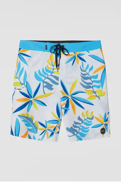 ONeill Short de Baño Hyperfreak Late Drop Am Blanco Talla 38