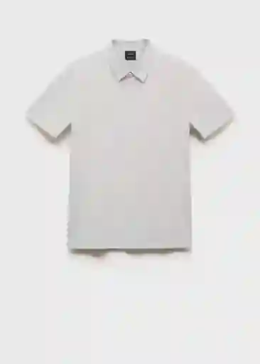 Camiseta Polo Ezequi Marfil Talla S Hombre Mango