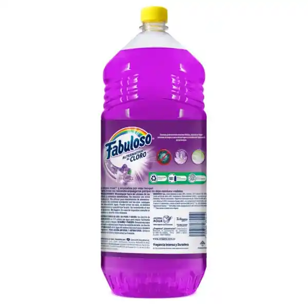 Limpia Pisos Fabuloso Alternativa al Cloro Fresca Lavanda 2L