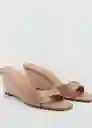 Zapatos Tuki Crudo Talla 40 Mujer Mango