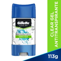 Gillette Antitranspirante Clear Gel Power Rush