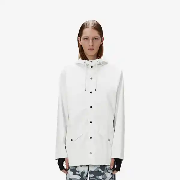 Rains Chaqueta Corta Blanca L