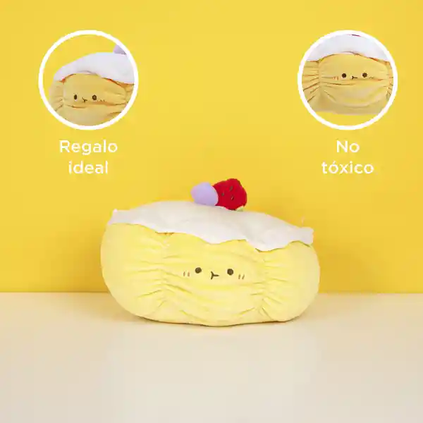 Peluche Tarta de Fresa Amarilla Serie Dessert Miniso