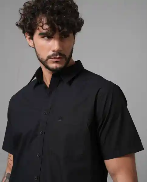 Camisa Hombre Negro XL 110 110G001_NEG194007 Rifle