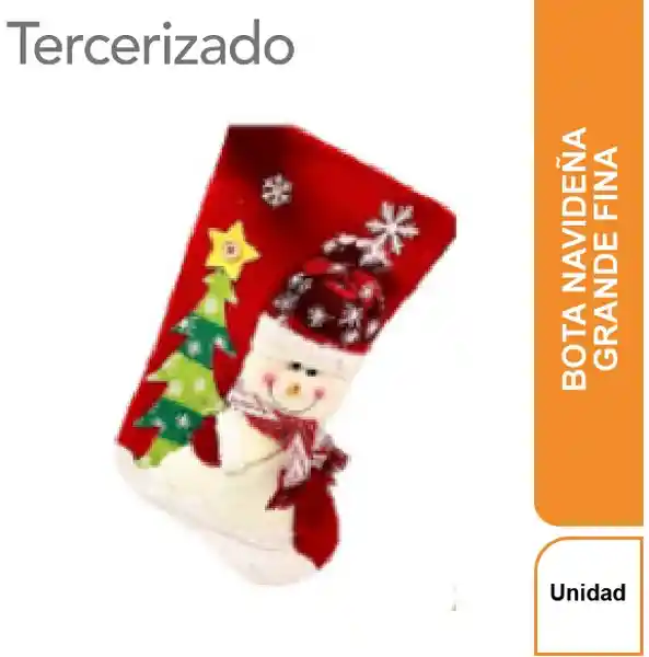 Bota Navideña Grande Fina