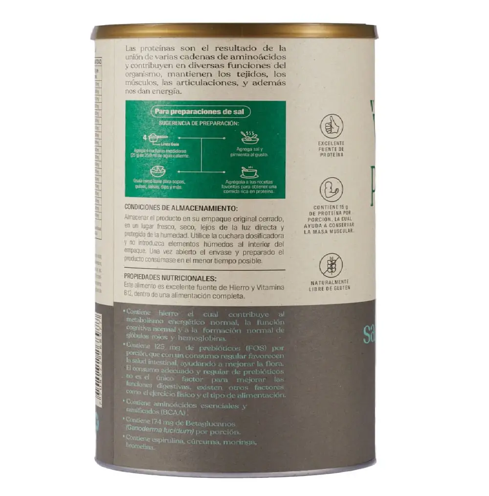 Savvy Mezcla en Polvo a Base de Proteína Veggie