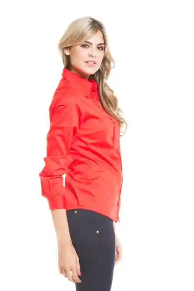 Ragged Camisa Impecable Color Rojo Medio Talla XS