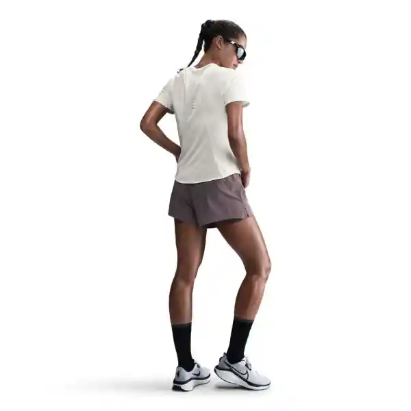Nike Camiseta W Swift Df Top Manga Corta Mujer Gris Talla S