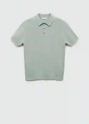 Polo Puroh-H Agua Talla XL Hombre Mango