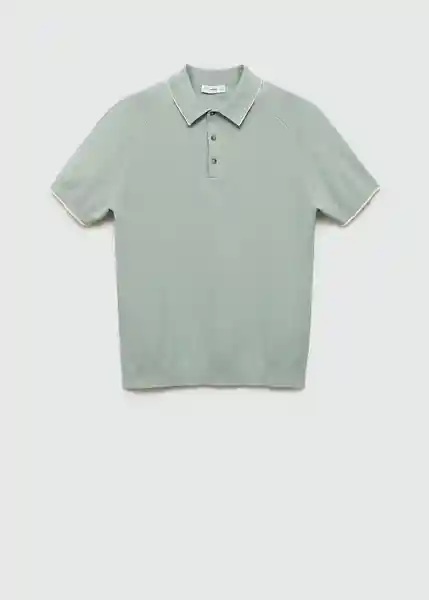 Polo Puroh-H Agua Talla XL Hombre Mango