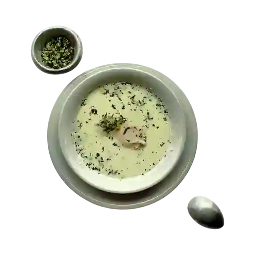 Changua con Huevo, Pan y Queso