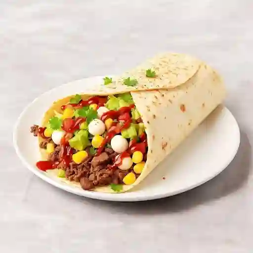 Burrito chingon birria
