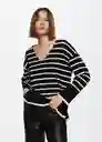 Saco Jersey Tortugav Negro Talla XL Mujer Mango