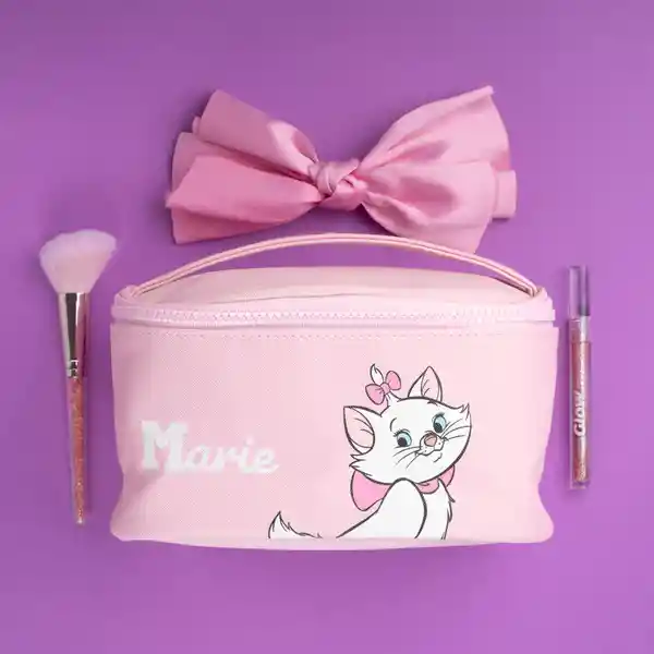Cosmetiquera Tipo Neceser Disney Cat Colección Marie Rosa Miniso