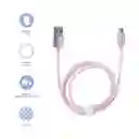 Miniso Cable de Datos Micro Android Oro Rosa