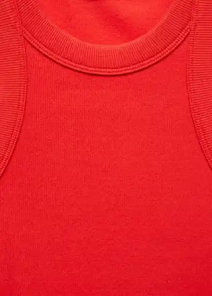 Top Boni Rojo Talla 18 Mujer Mango