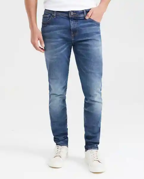 Jean Super Slim Fit Rider Azul Francés Medio 30 / 32 Chevignon