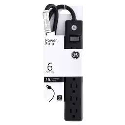 Ge Multitoma 6 Salida Cable 2ft Negro GE14831