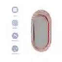 Soporte Anillo Para Celular Obalo Serie Diamond Like Rosa Miniso